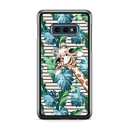 Giraffe Accost Samsung Galaxy S10E Case
