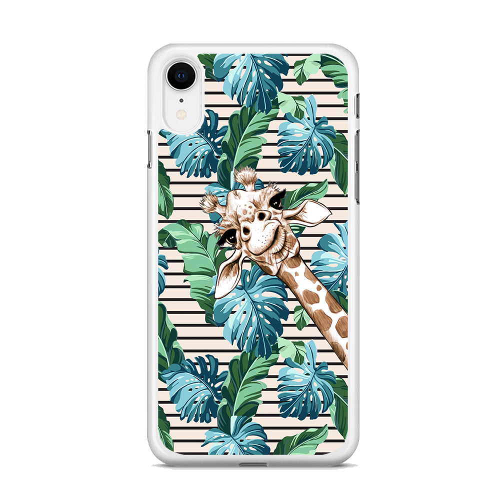 Giraffe Accost iPhone XR Case