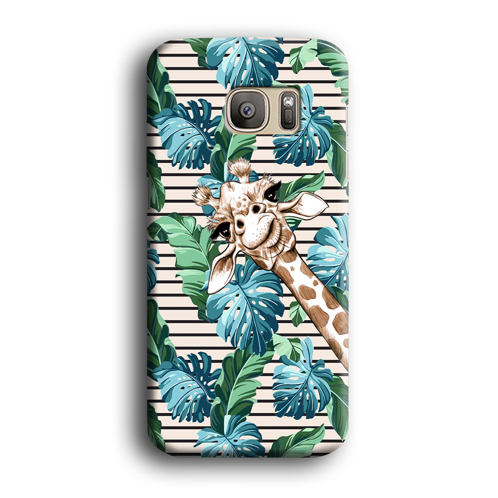 Giraffe Accost Samsung Galaxy S7 Edge Case