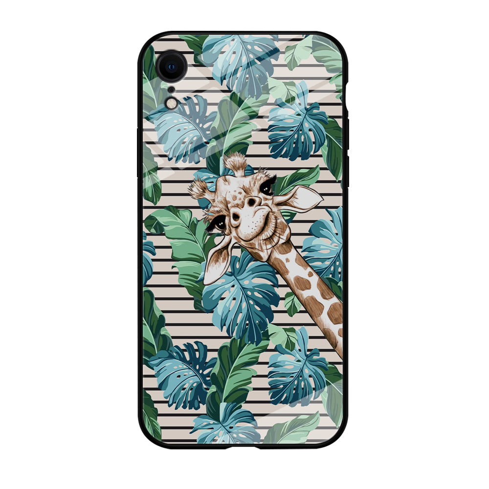 Giraffe Accost iPhone XR Case