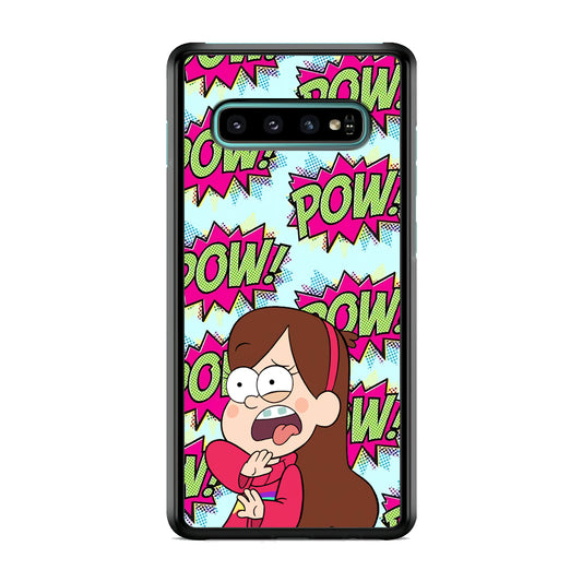 Girl and Shock Pow Samsung Galaxy S10 Case