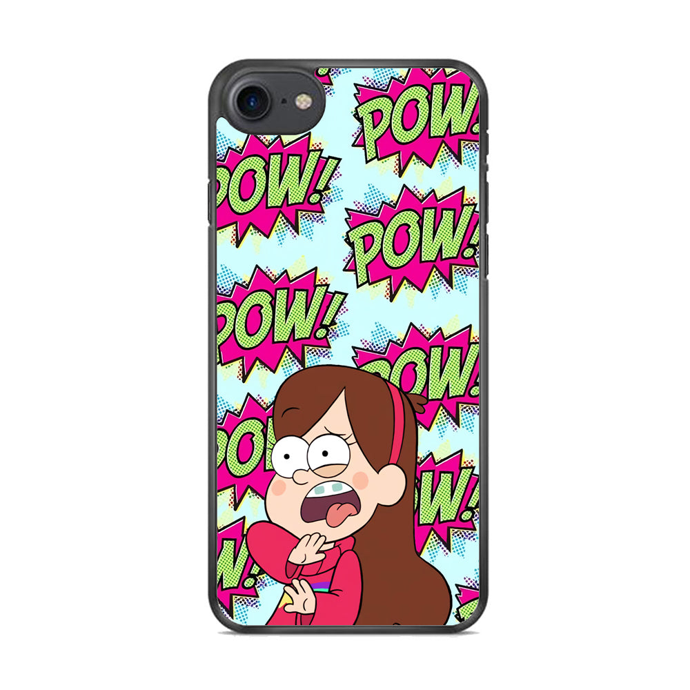 Girl and Shock Pow iPhone 8 Case