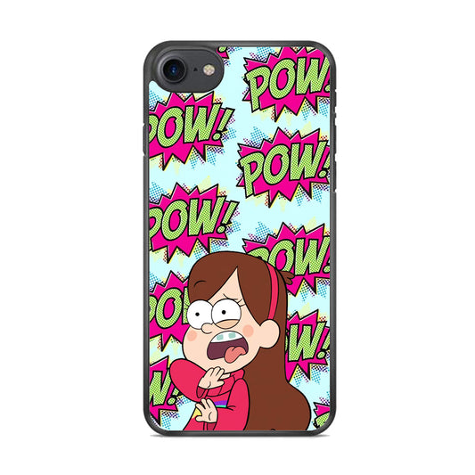 Girl and Shock Pow iPhone 8 Case