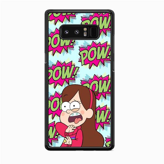Girl and Shock Pow Samsung Galaxy Note 8 Case