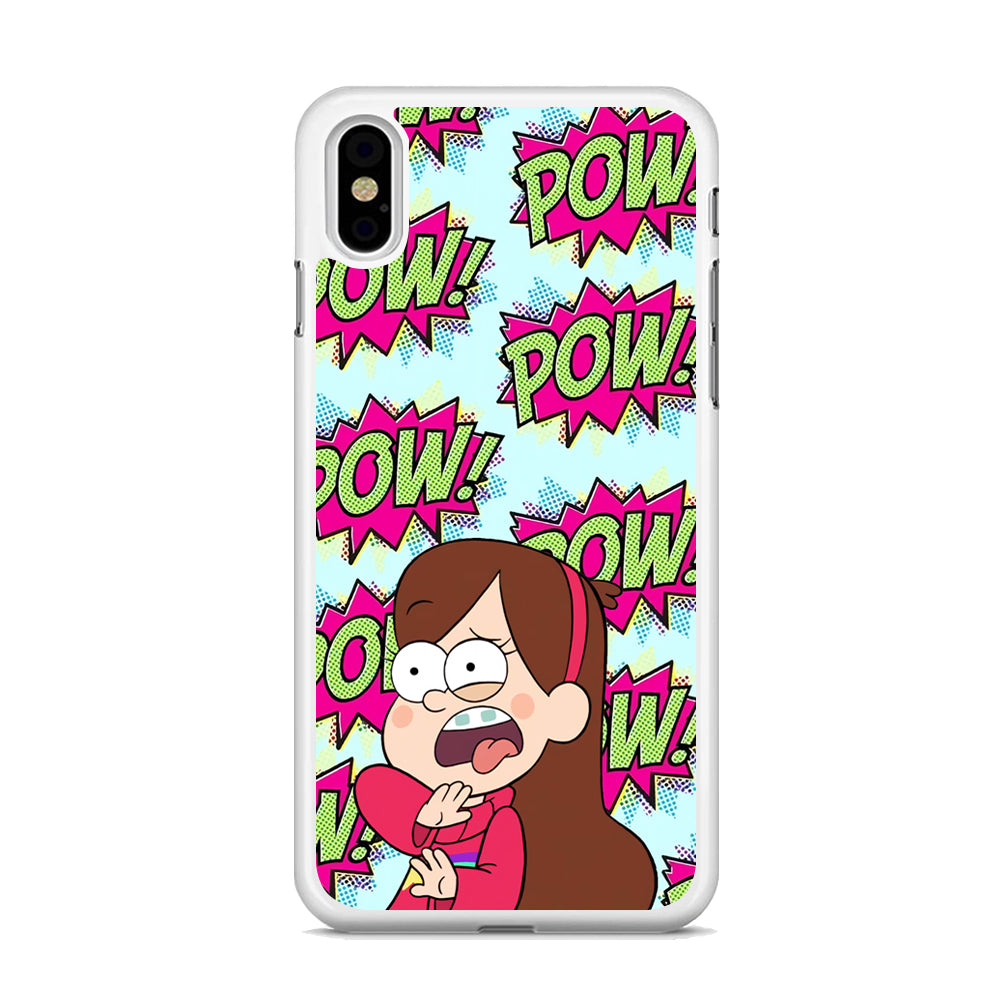 Girl and Shock Pow iPhone X Case