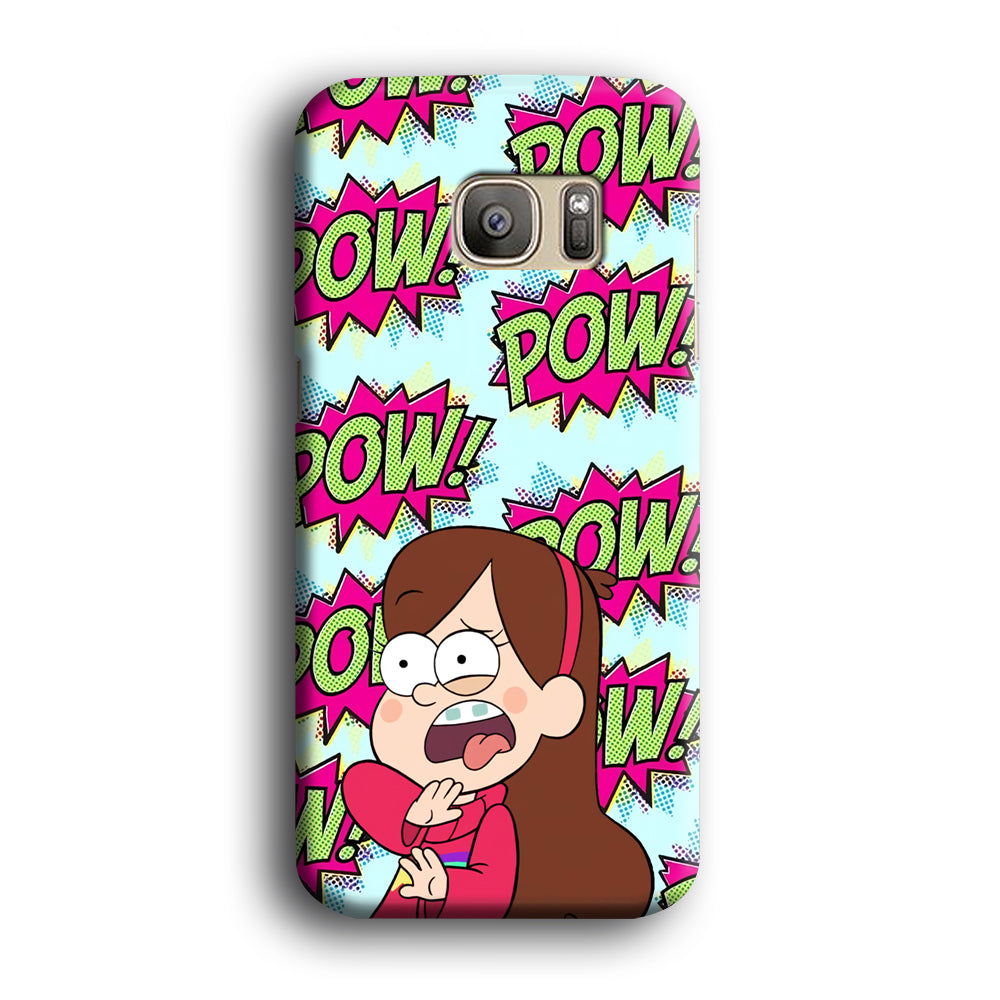 Girl and Shock Pow Samsung Galaxy S7 Edge Case