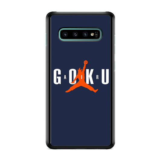 Goku Air Jordan Slumdunk Samsung Galaxy S10 Case - carneyforia