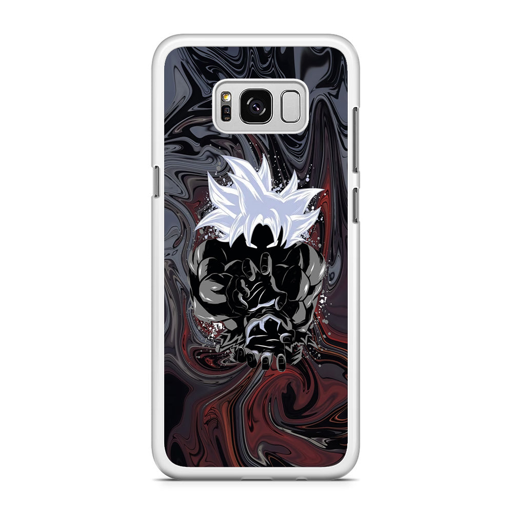 Goku Kame Shadow Samsung Galaxy S8 Plus Case Rubber White (2D Case)