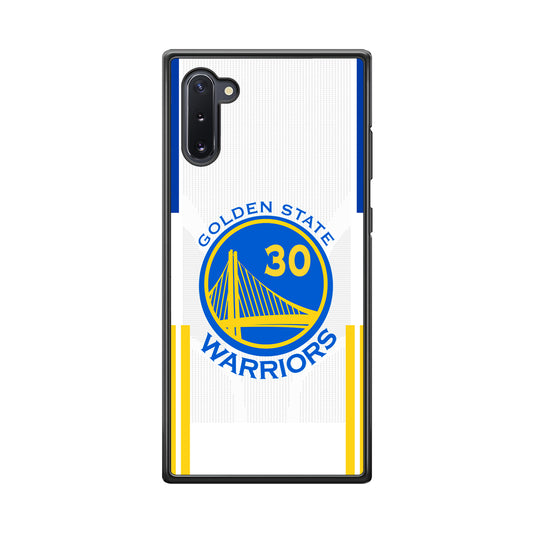 Golden State Warriors Jersey of 30 Samsung Galaxy Note 10 Case