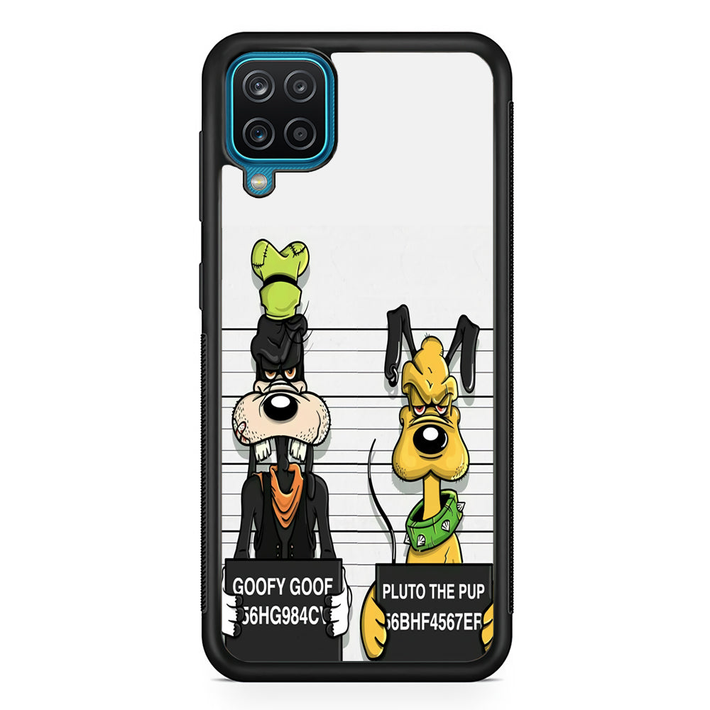 Goofy and Pluto Get Caught Samsung Galaxy A12 Case