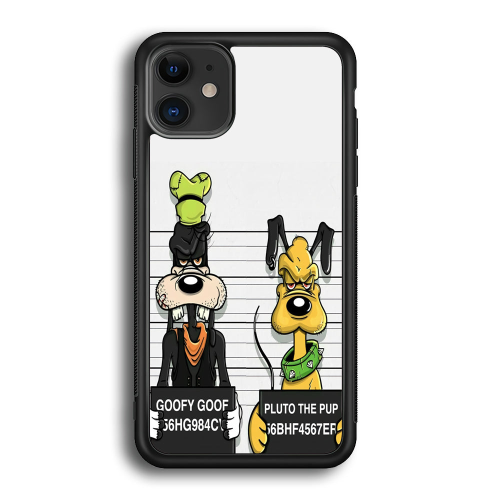 Goofy and Pluto Get Caught iPhone 12 Case