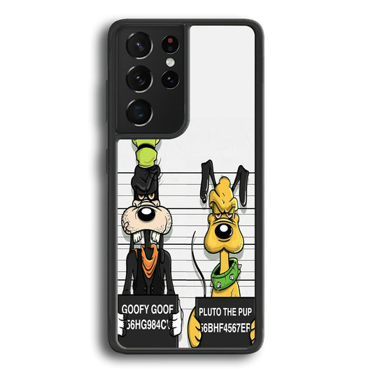 Goofy and Pluto Get Caught Samsung Galaxy S21 Ultra Case