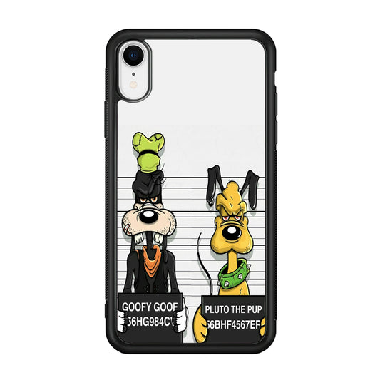 Goofy and Pluto Get Caught iPhone XR Case