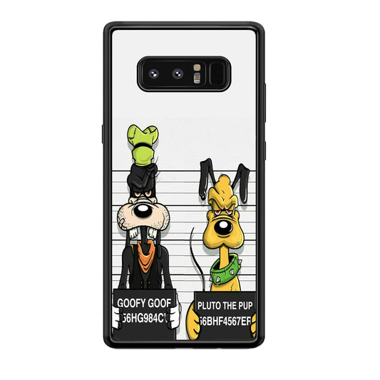 Goofy and Pluto Get Caught Samsung Galaxy Note 8 Case