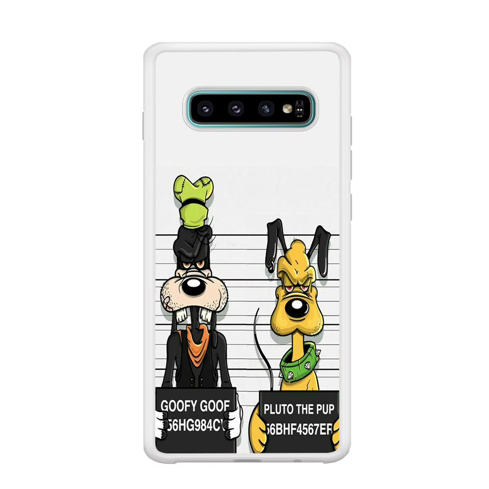 Goofy and Pluto Get Caught Samsung Galaxy S10 Case