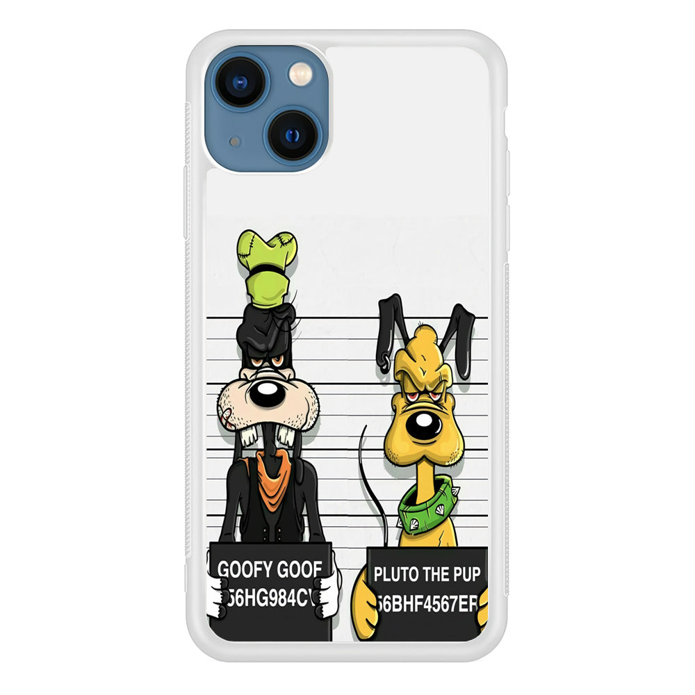 Goofy and Pluto Get Caught iPhone 13 Case