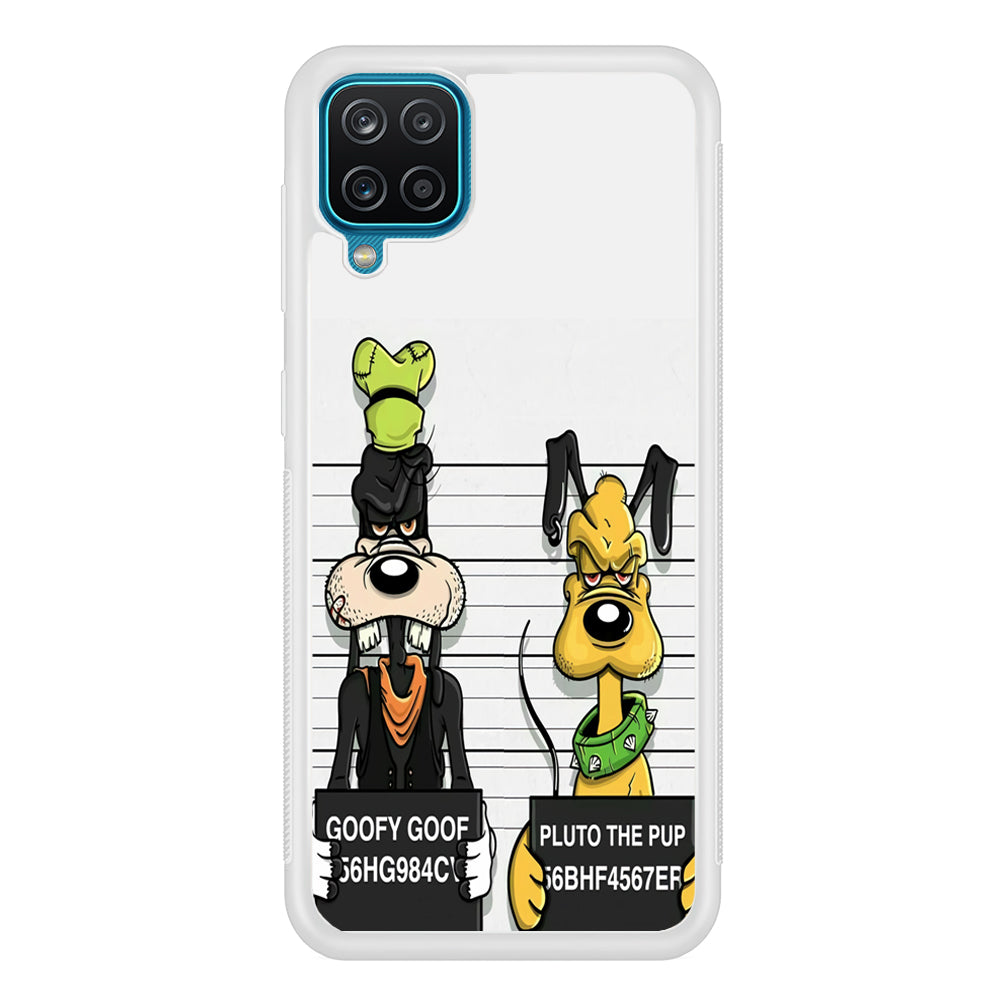 Goofy and Pluto Get Caught Samsung Galaxy A12 Case