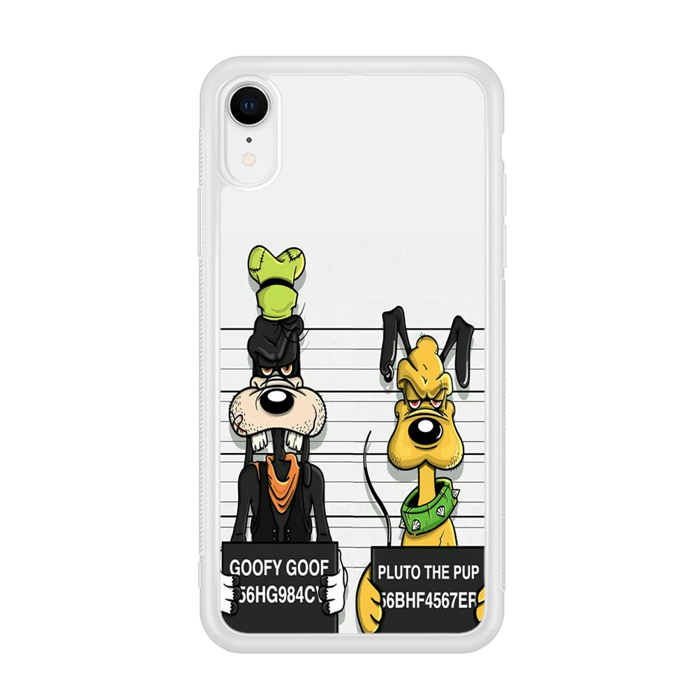 Goofy and Pluto Get Caught iPhone XR Case