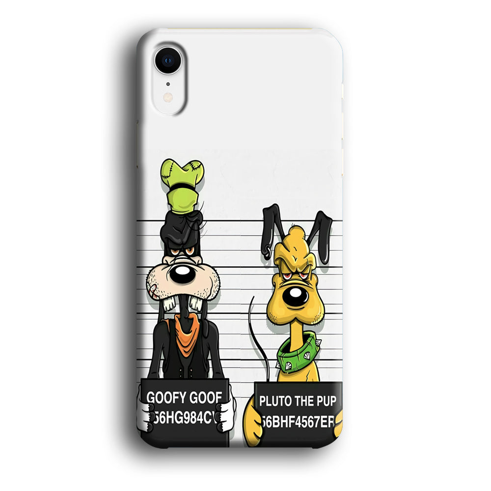 Goofy and Pluto Get Caught iPhone XR Case