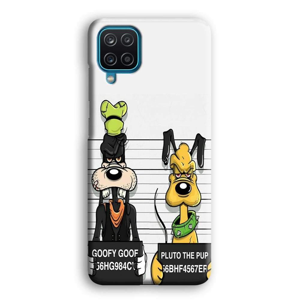 Goofy and Pluto Get Caught Samsung Galaxy A12 Case