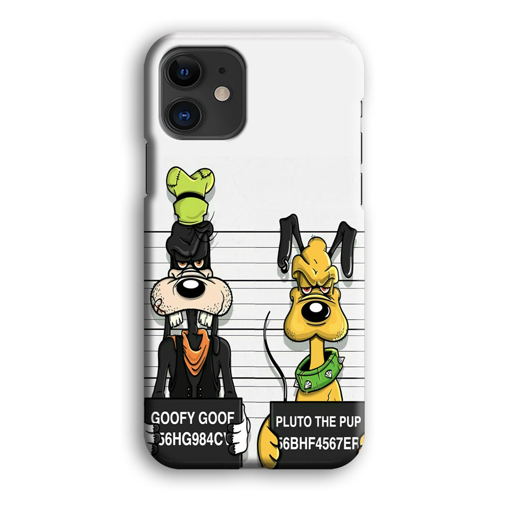 Goofy and Pluto Get Caught iPhone 12 Case