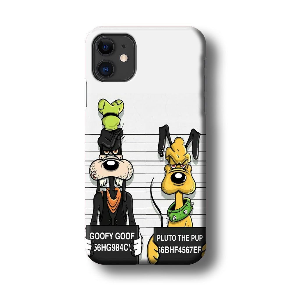 Goofy and Pluto Get Caught iPhone 11 Case