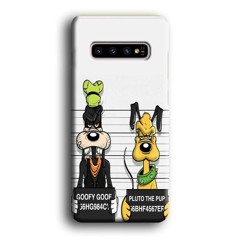 Goofy and Pluto Get Caught Samsung Galaxy S10 Case