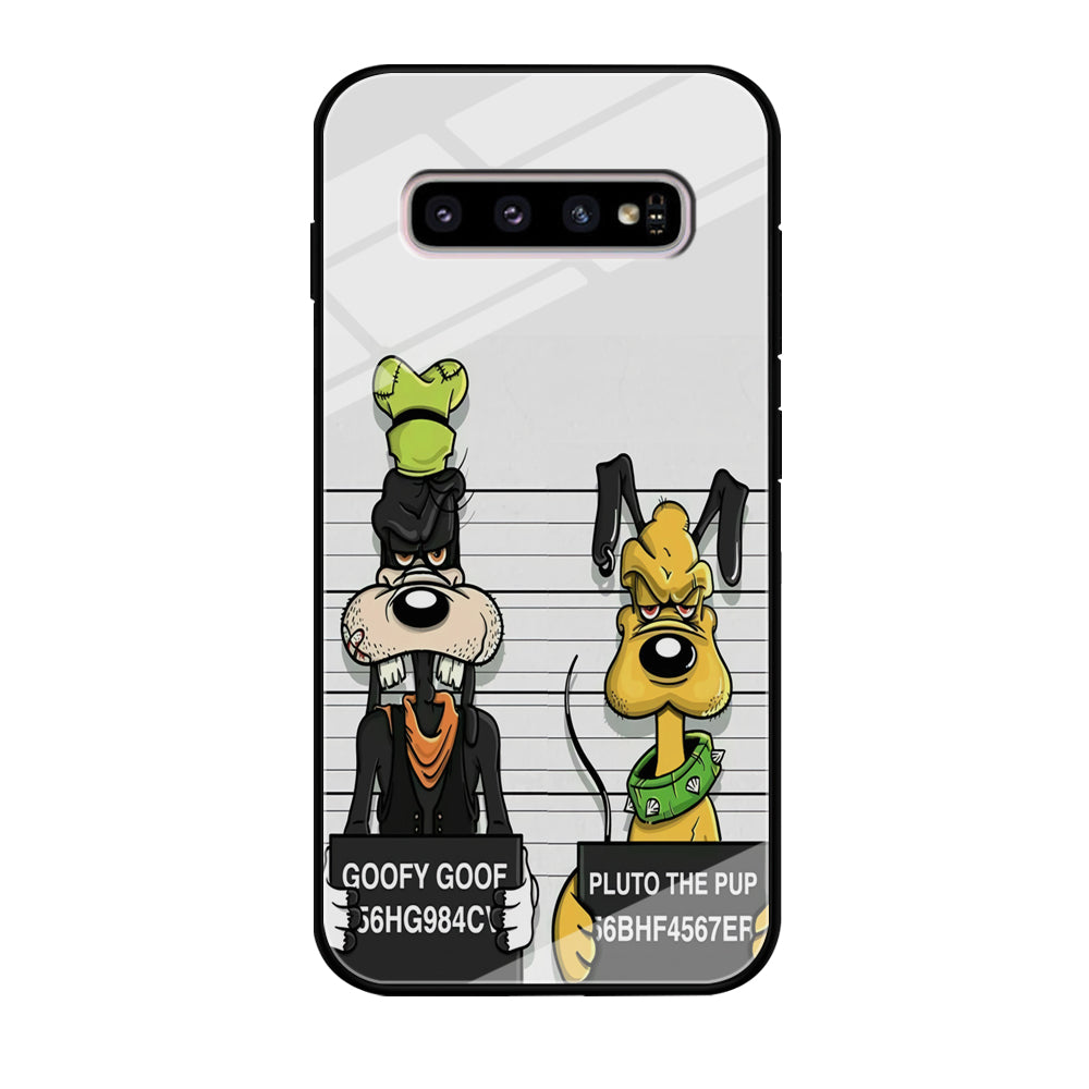 Goofy and Pluto Get Caught Samsung Galaxy S10 Case