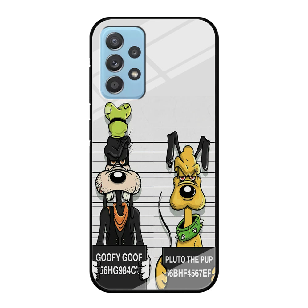 Goofy and Pluto Get Caught Samsung Galaxy A52 Case