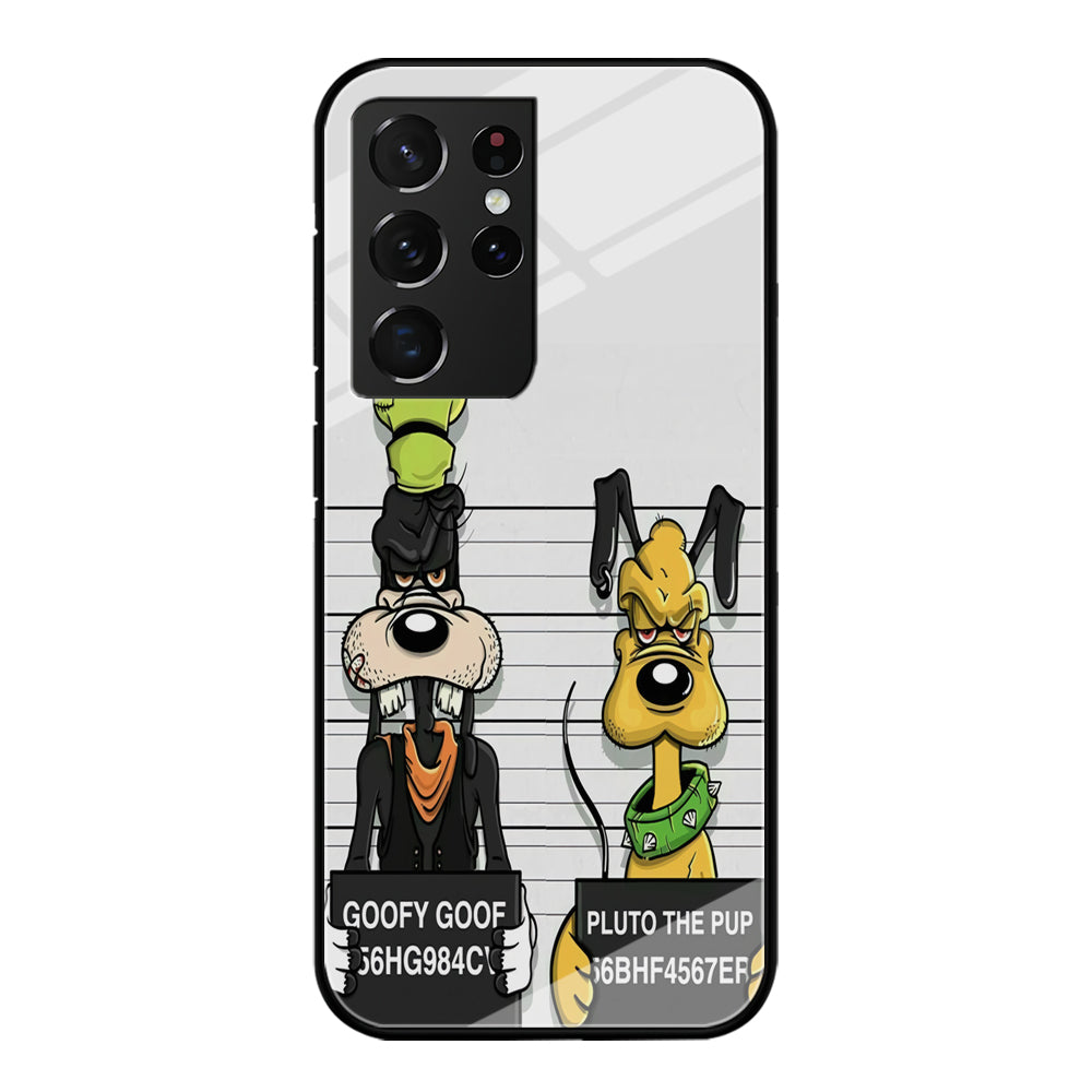 Goofy and Pluto Get Caught Samsung Galaxy S21 Ultra Case