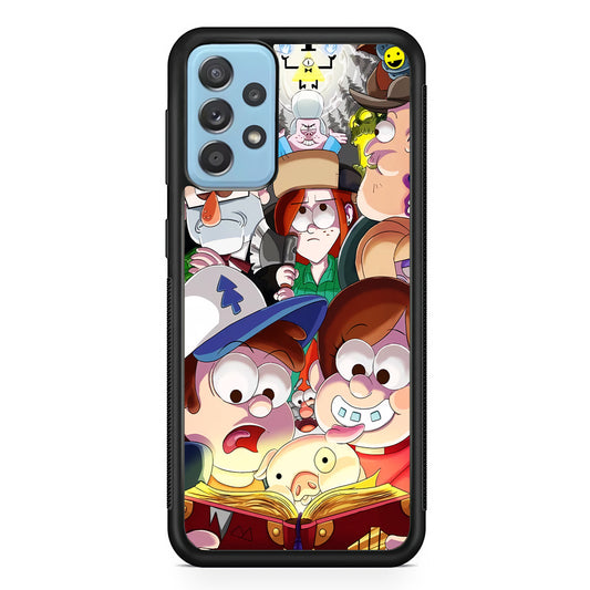 Gravity Falls All Character Samsung Galaxy A72 Case