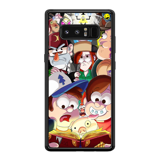 Gravity Falls All Character Samsung Galaxy Note 8 Case