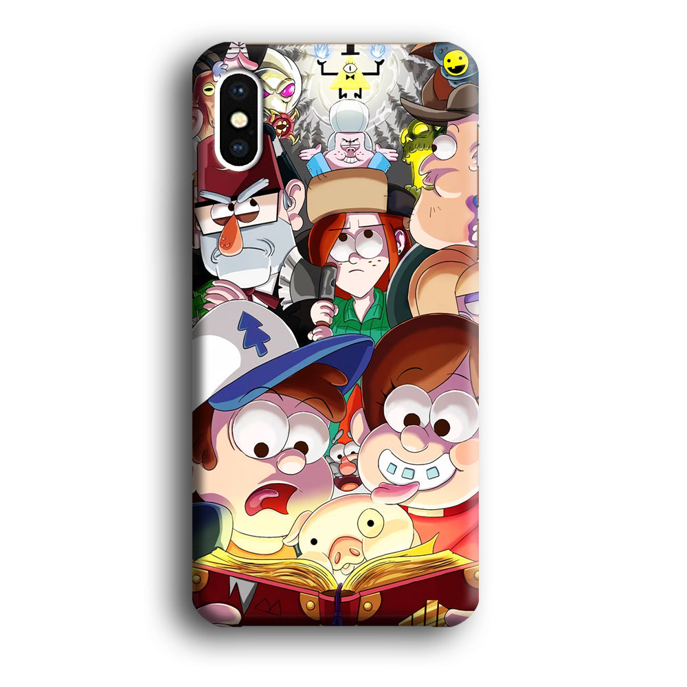 Gravity Falls All Character iPhone XS MAX Case