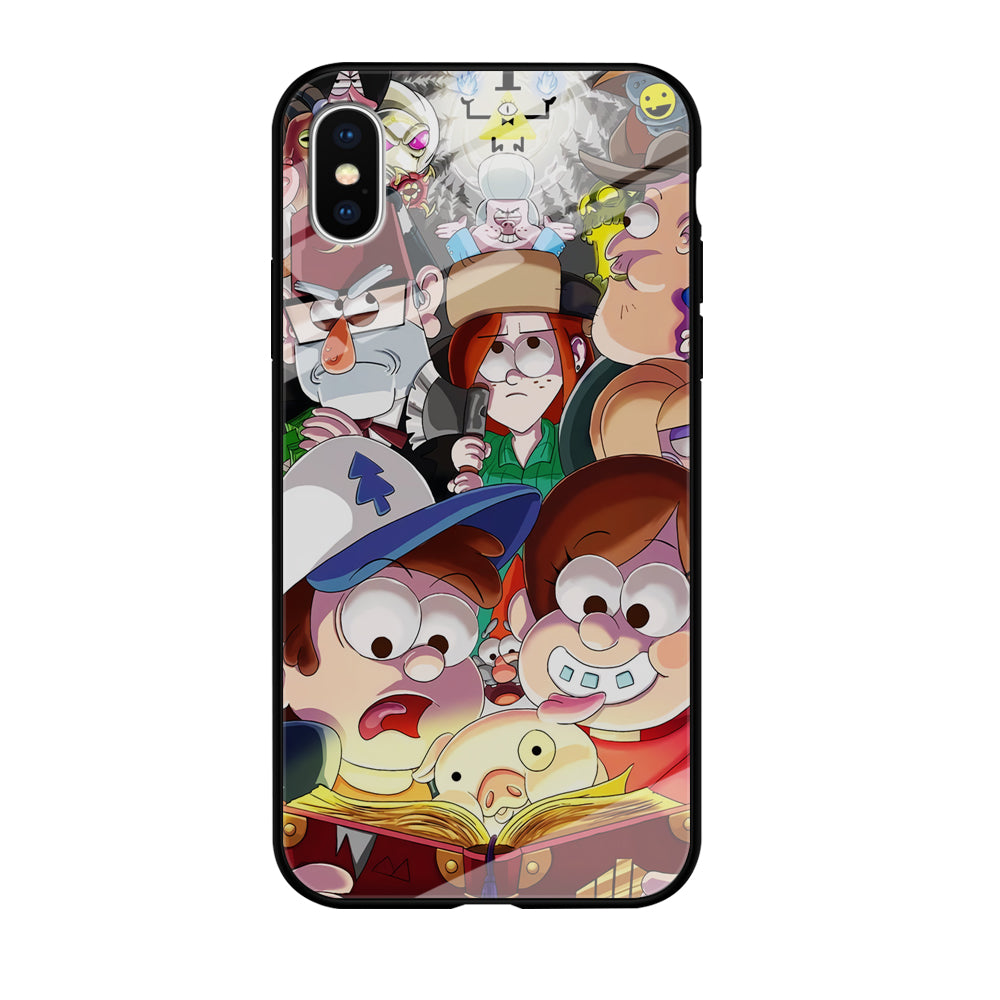 Gravity Falls All Character iPhone XS Case