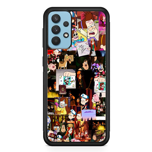 Gravity Falls Collage Samsung Galaxy A32 Case