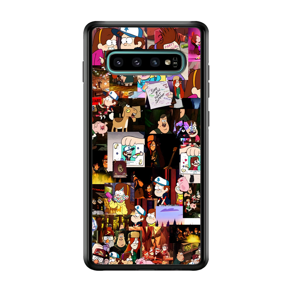 Gravity Falls Collage Samsung Galaxy S10 Case