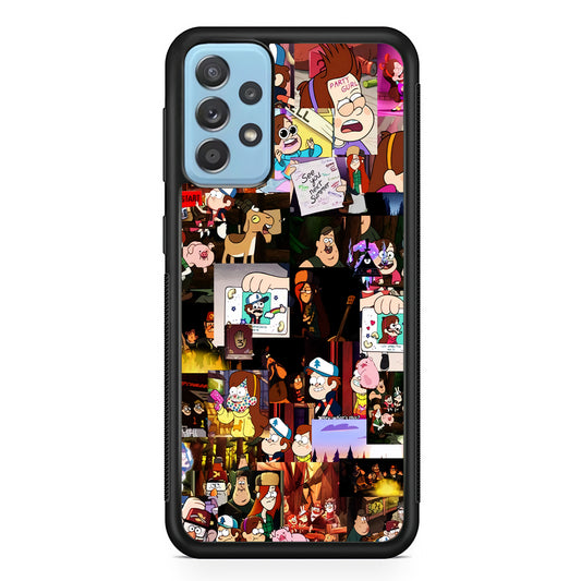 Gravity Falls Collage Samsung Galaxy A52 Case