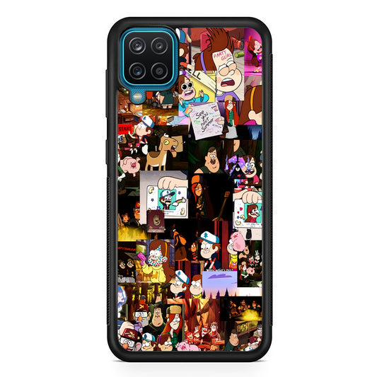 Gravity Falls Collage Samsung Galaxy A12 Case