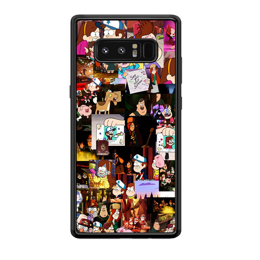 Gravity Falls Collage Samsung Galaxy Note 8 Case