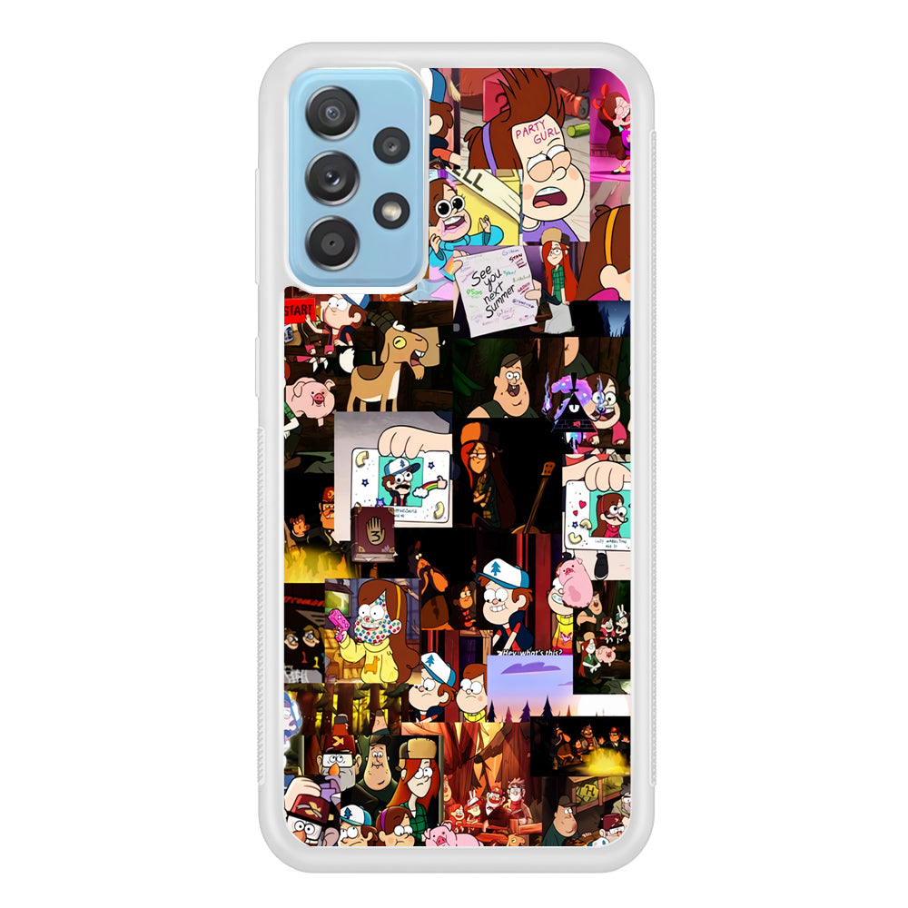 Gravity Falls Collage Samsung Galaxy A52 Case