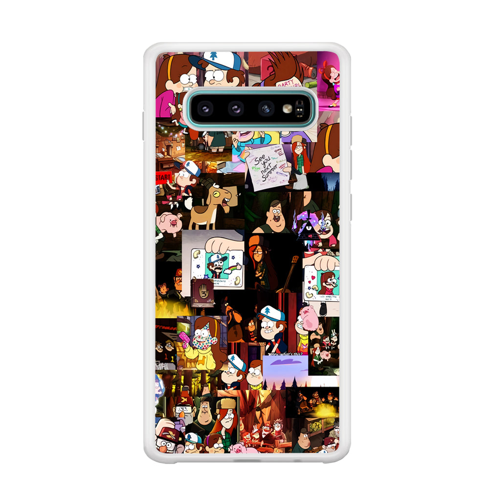 Gravity Falls Collage Samsung Galaxy S10 Case