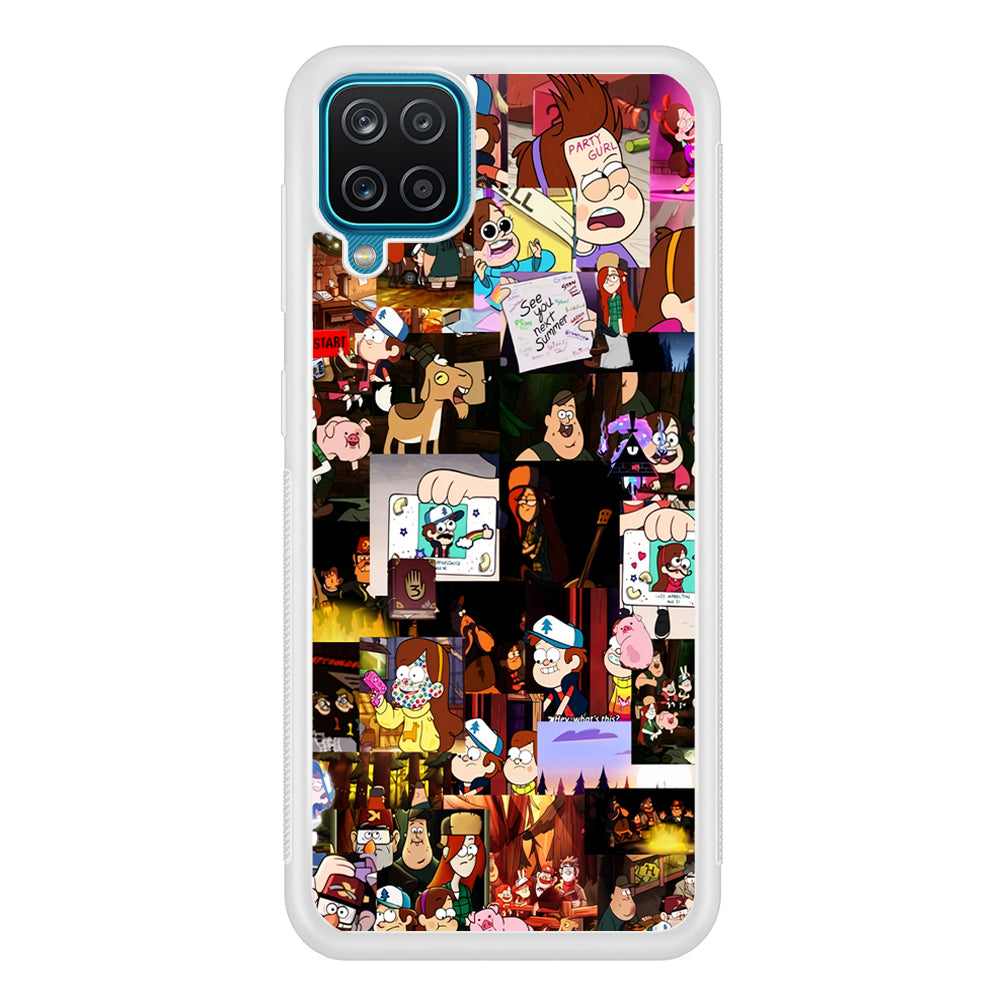 Gravity Falls Collage Samsung Galaxy A12 Case