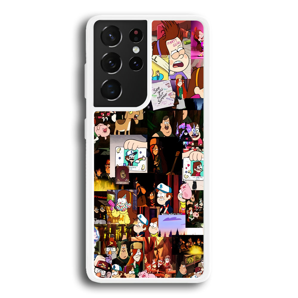 Gravity Falls Collage Samsung Galaxy S21 Ultra Case