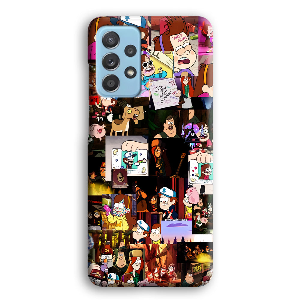 Gravity Falls Collage Samsung Galaxy A52 Case