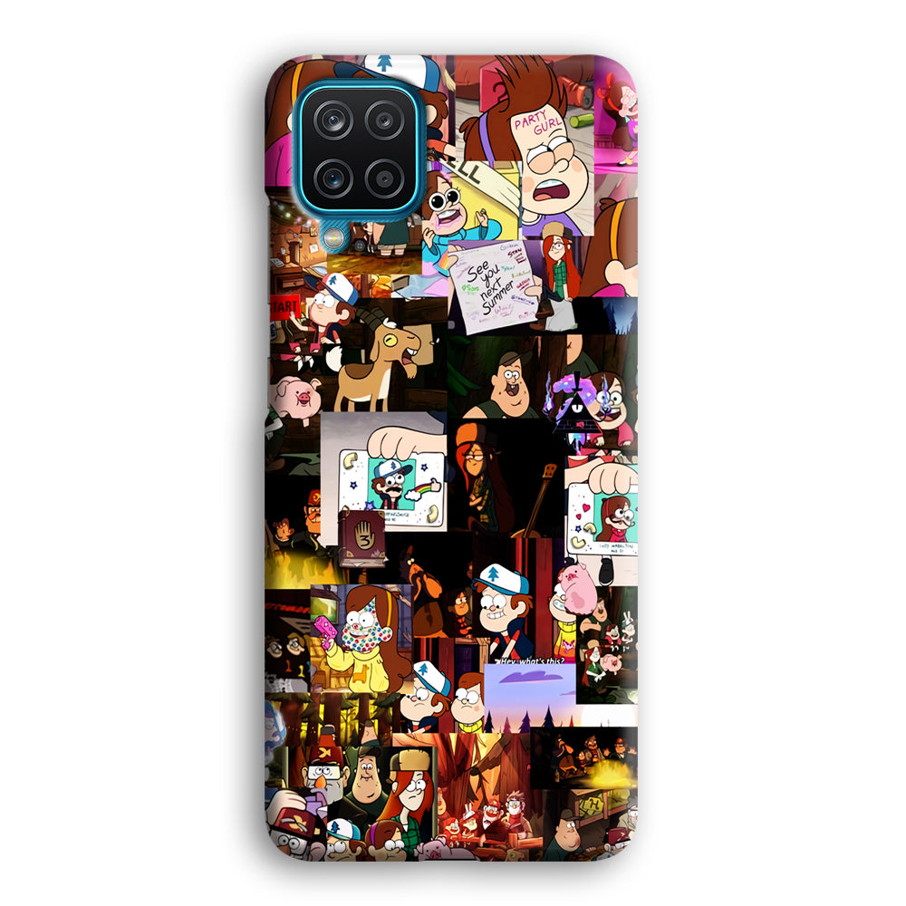 Gravity Falls Collage Samsung Galaxy A12 Case