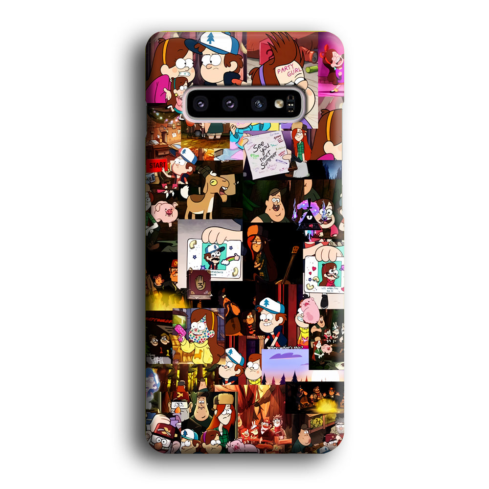 Gravity Falls Collage Samsung Galaxy S10 Case