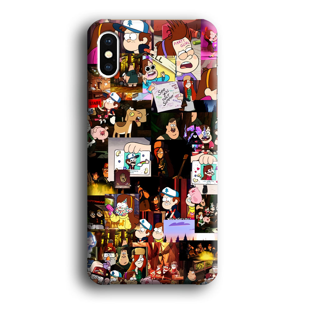 Gravity Falls Collage iPhone X Case