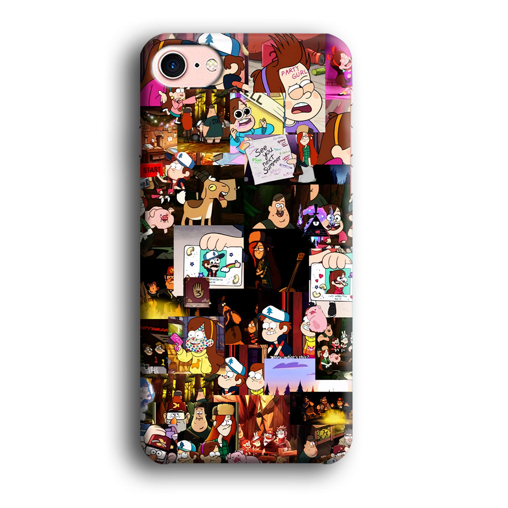 Gravity Falls Collage iPhone 8 Case