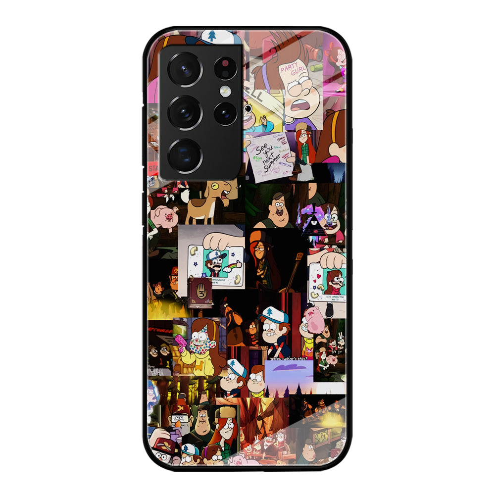 Gravity Falls Collage Samsung Galaxy S21 Ultra Case