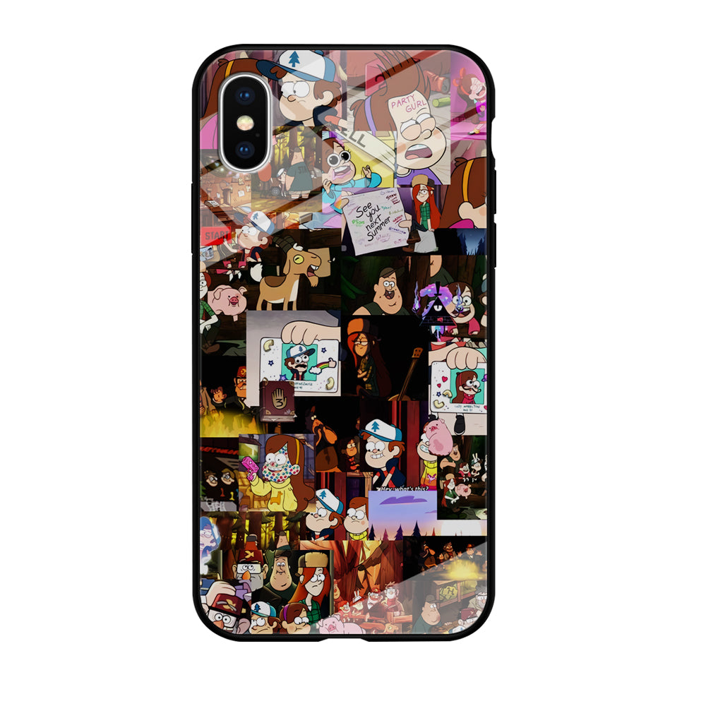 Gravity Falls Collage iPhone X Case